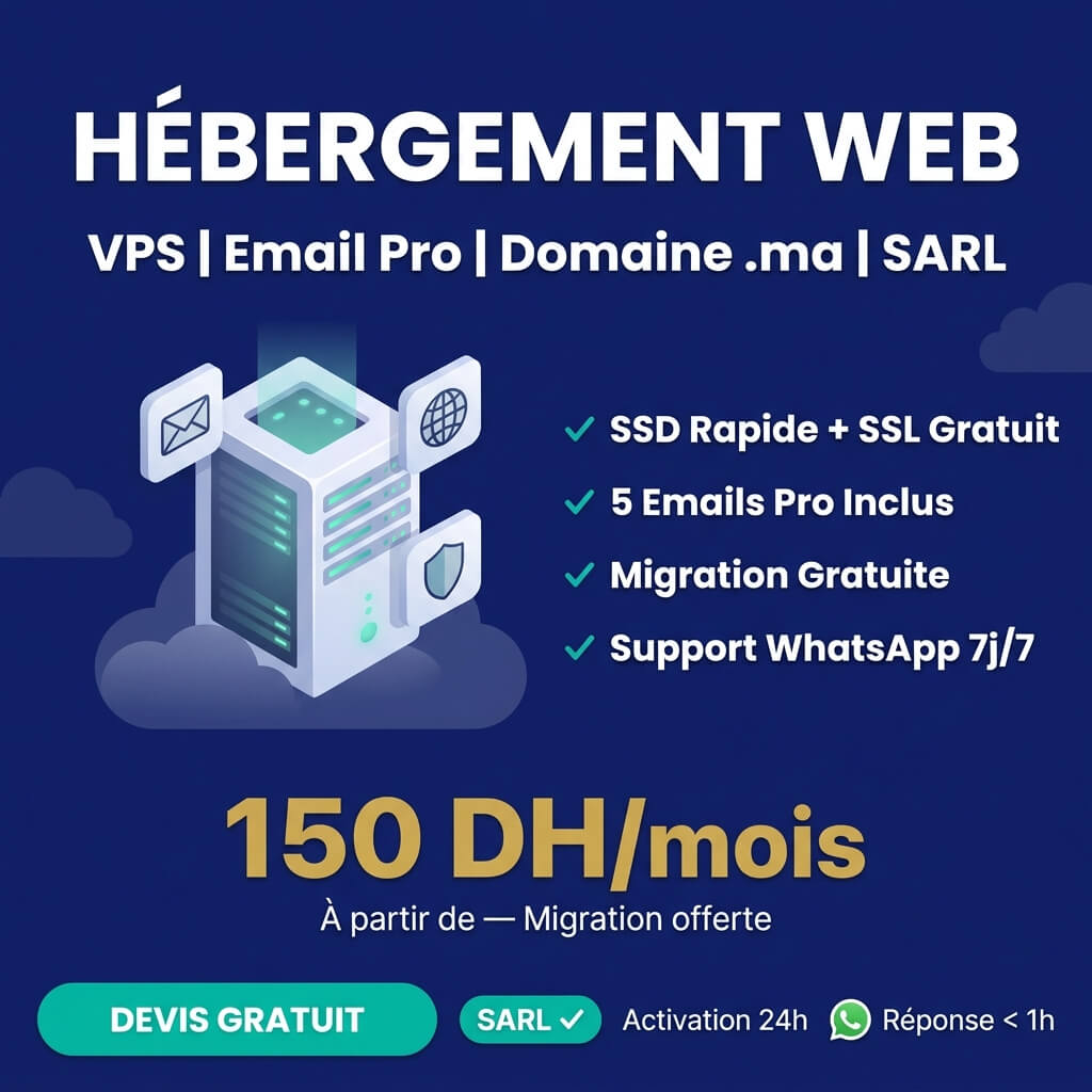 Hébergement Web & Email Pro — Agence Digitale Yan