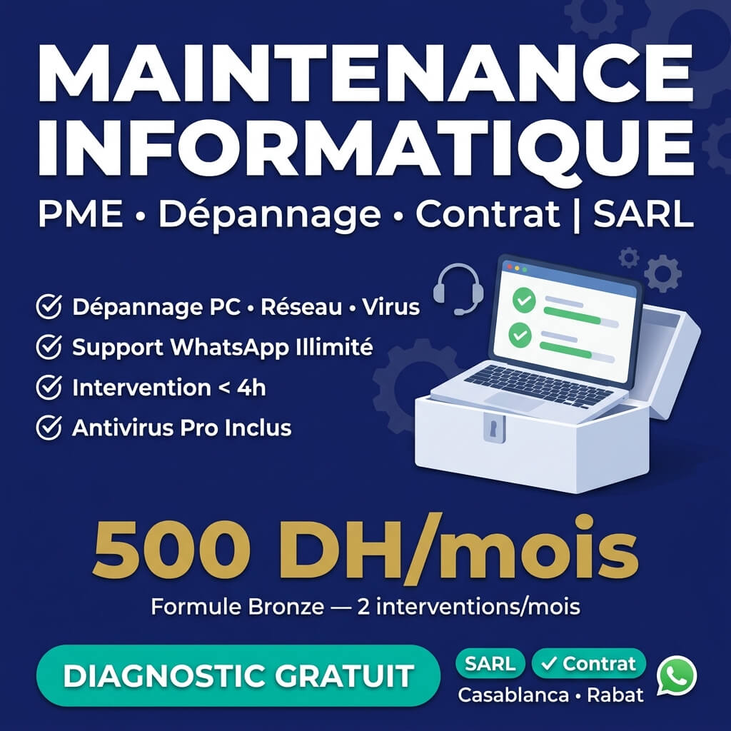 Maintenance Informatique PME — Agence Digitale Yan