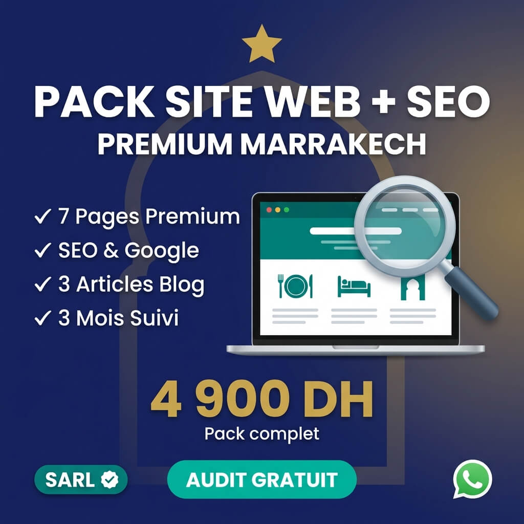 Pack Site Web + SEO Marrakech — Agence Digitale Yan